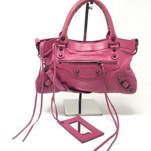 Balenciaga The First Pink Handbag Shoulder Bag